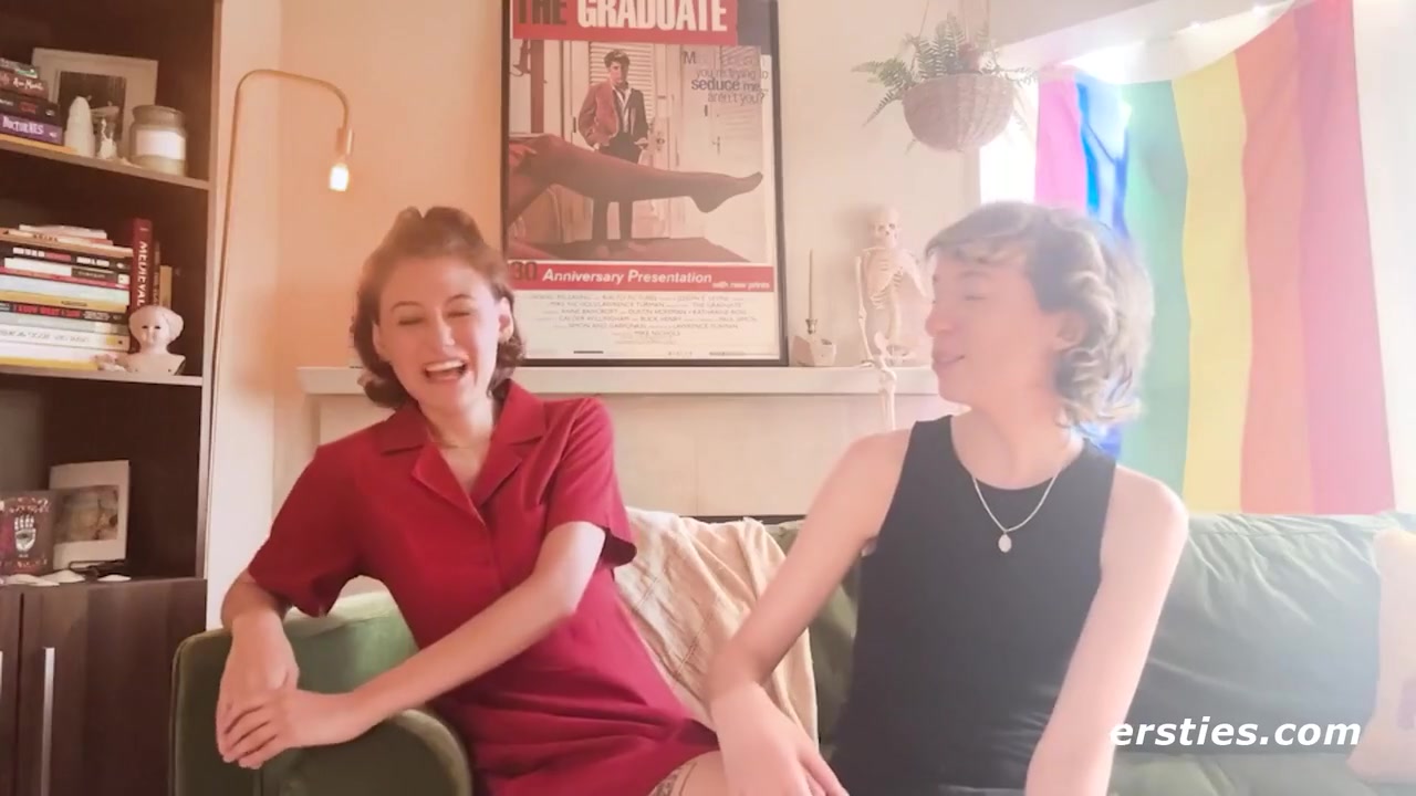 Daphne Goes Down On Eve While They Are Outside
