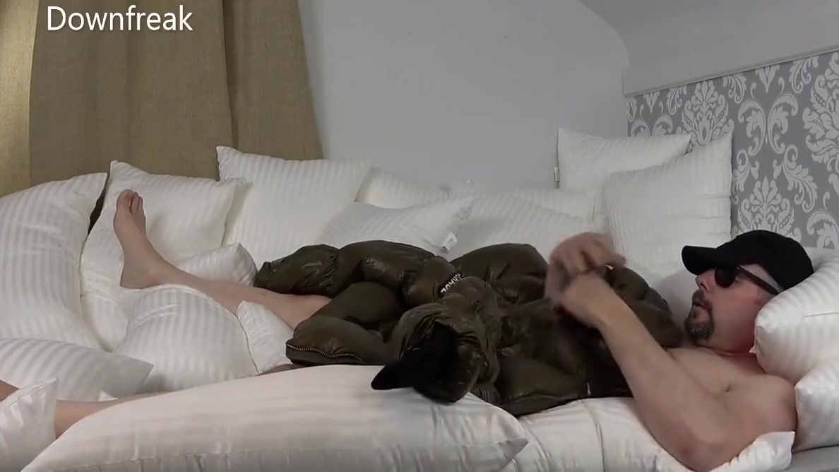 Mackage Down Puffer Jacket Masturbation With Cumshot Ending!
