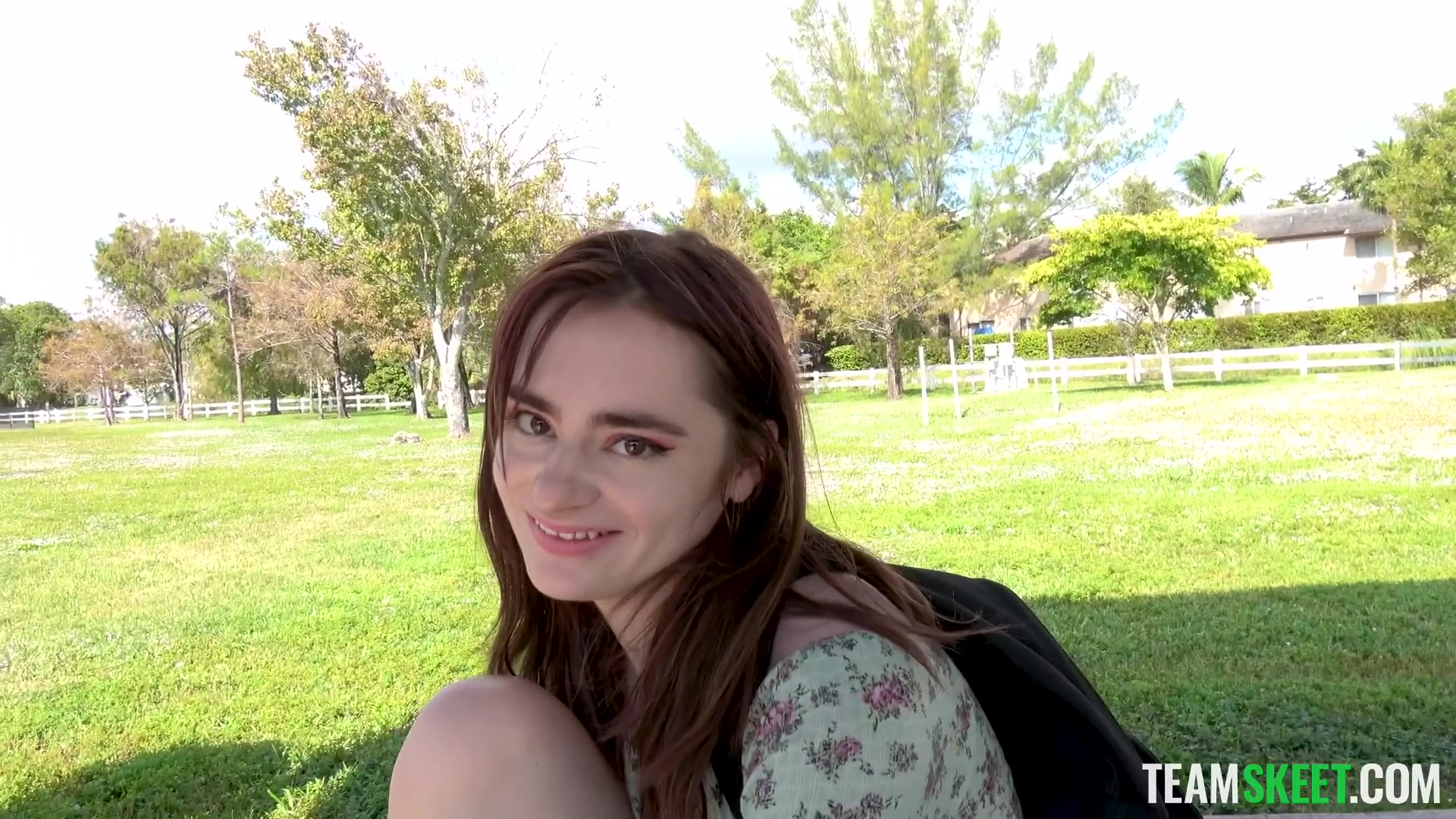 Shy Girl At The Park