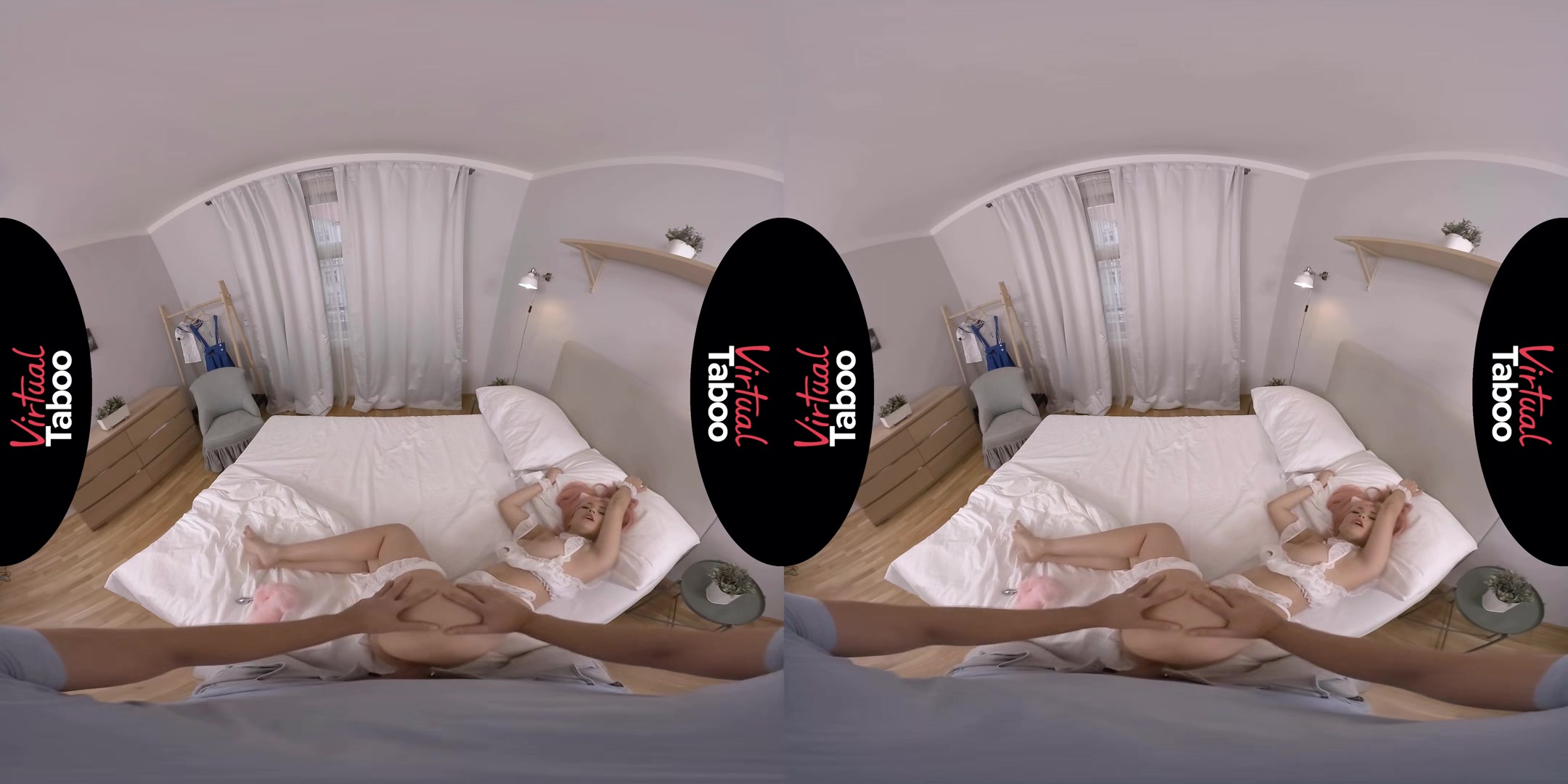 Natasha Teen VR Porn: My Ass Hurts. Was It You Daddy? - VirtualTaboo