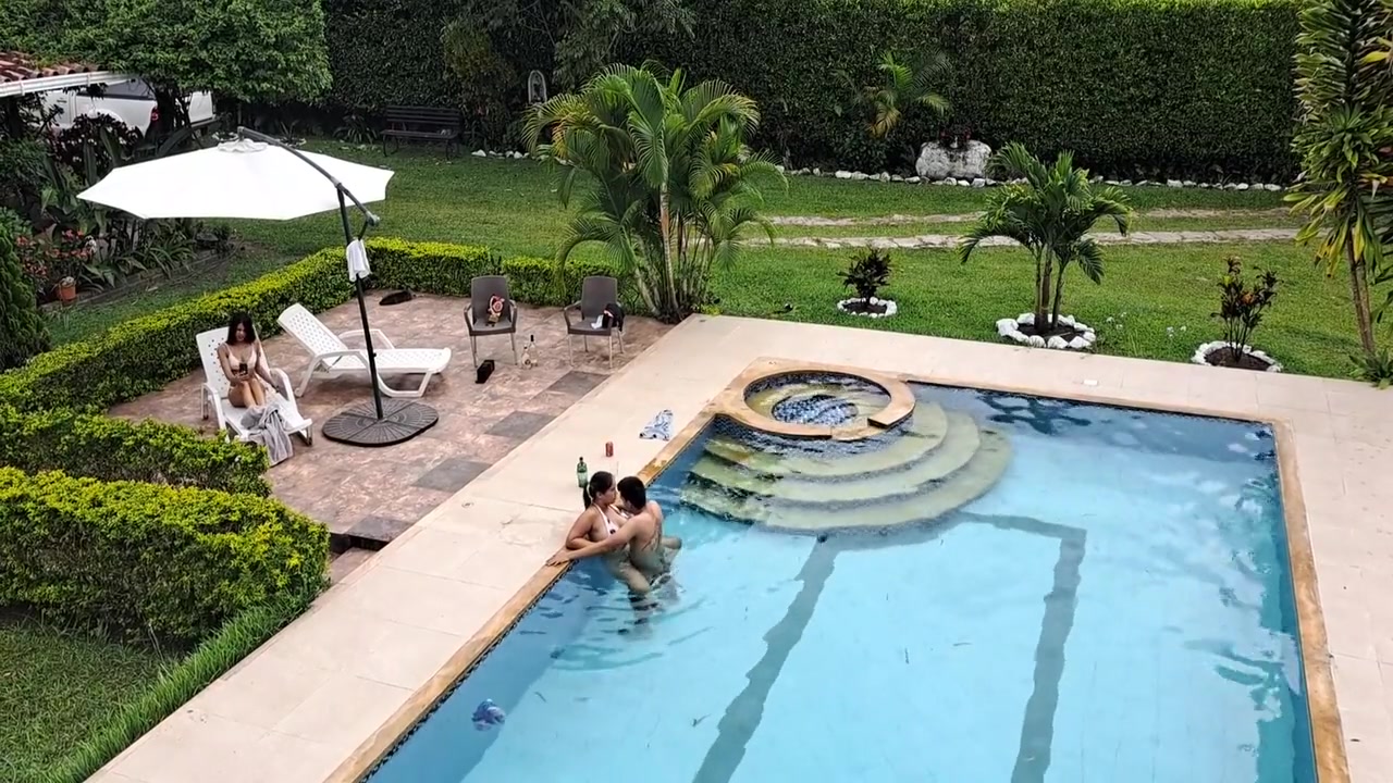 The Party Ends With A Fuck In The Pool. 1