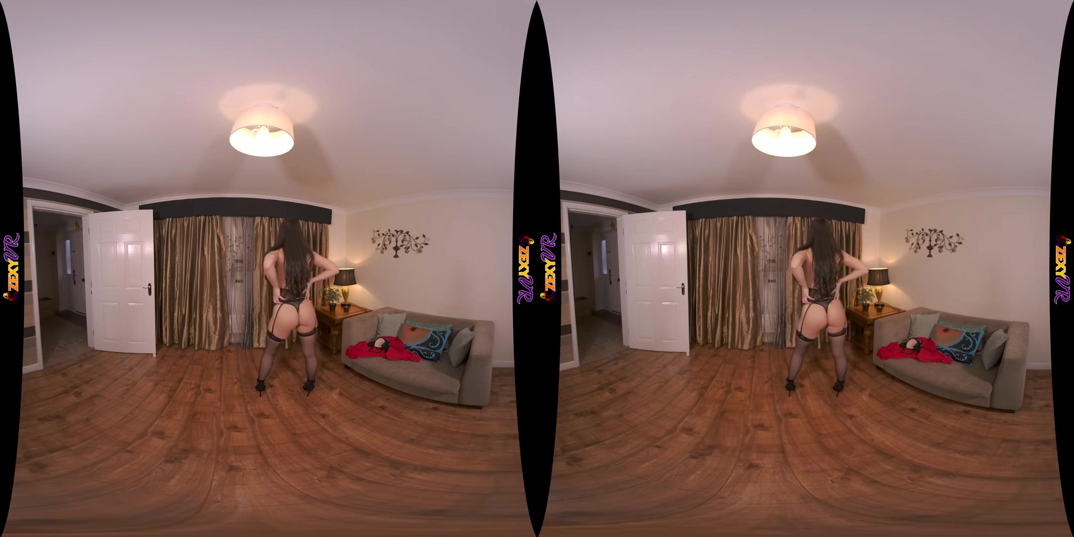 The Audition - Hot Brunette Solo Striptease - SexLikeReal