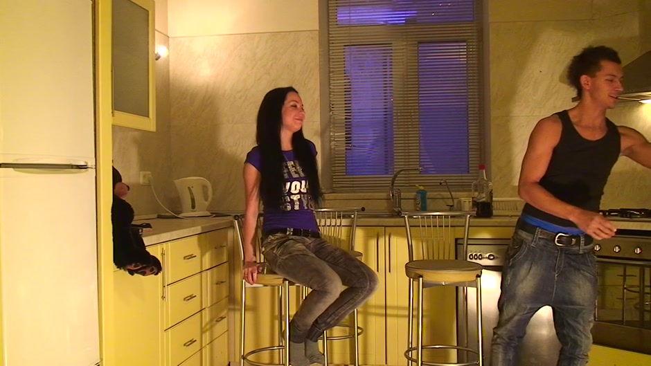 Emmy in homemade sex video featuring a handsome lassie