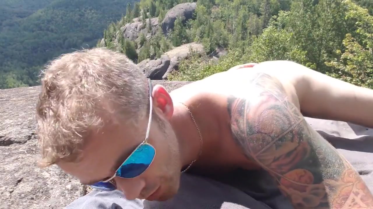 Outdoor Trip High In The Mountain