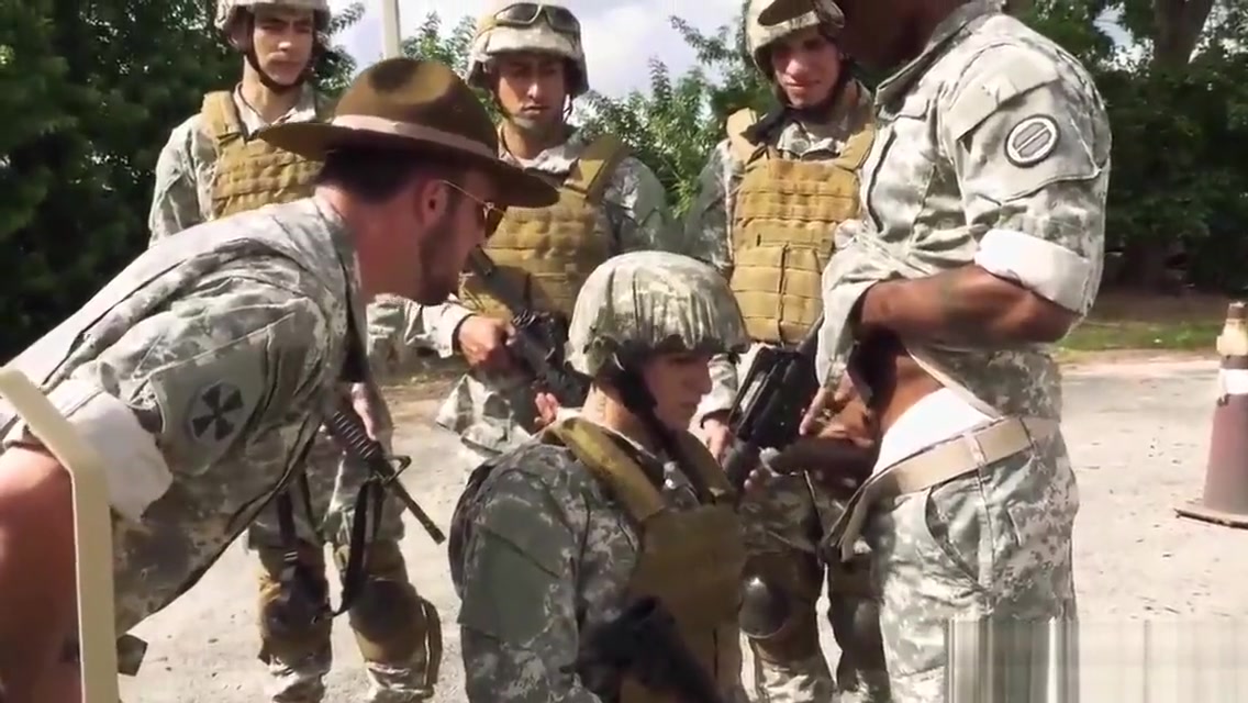 Penis army asia and blond army boy gay porn this soldier proved he