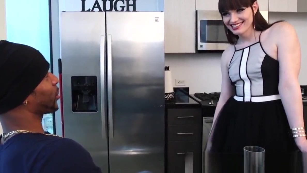Sensual Natalie Mars seduced into interracial hammering