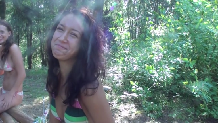 High student 18+ drilled in the a-hole on a picnic