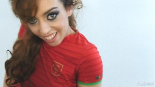 Midfield Fucking Battle With Horny Soccer Player Diana
