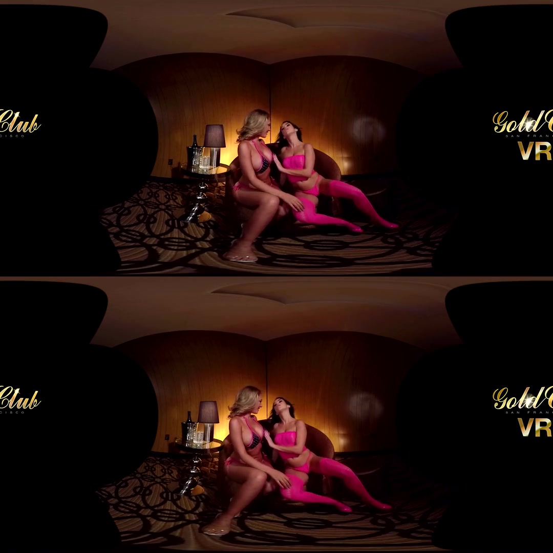 Megan Rain & Kagney Linn Karter in Megan Rain and Kagney Linn Karter Nude Lapdance - VRClubz