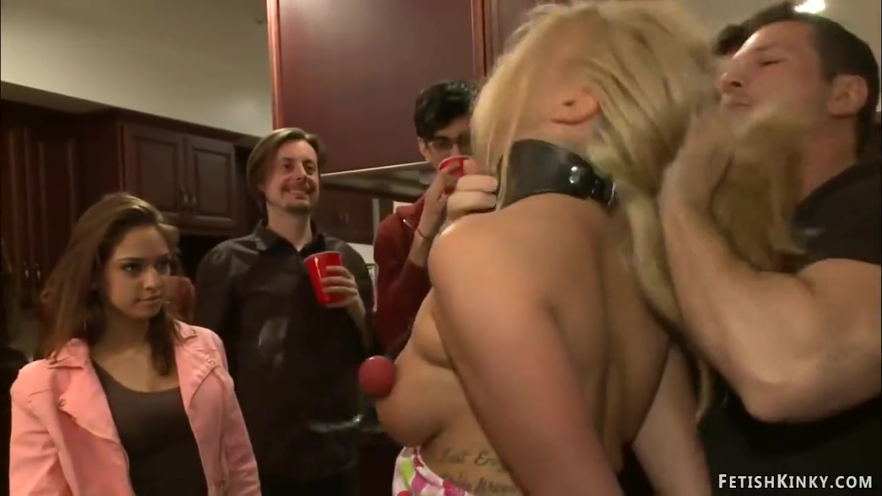 Busty Blonde Fucked In Public Place