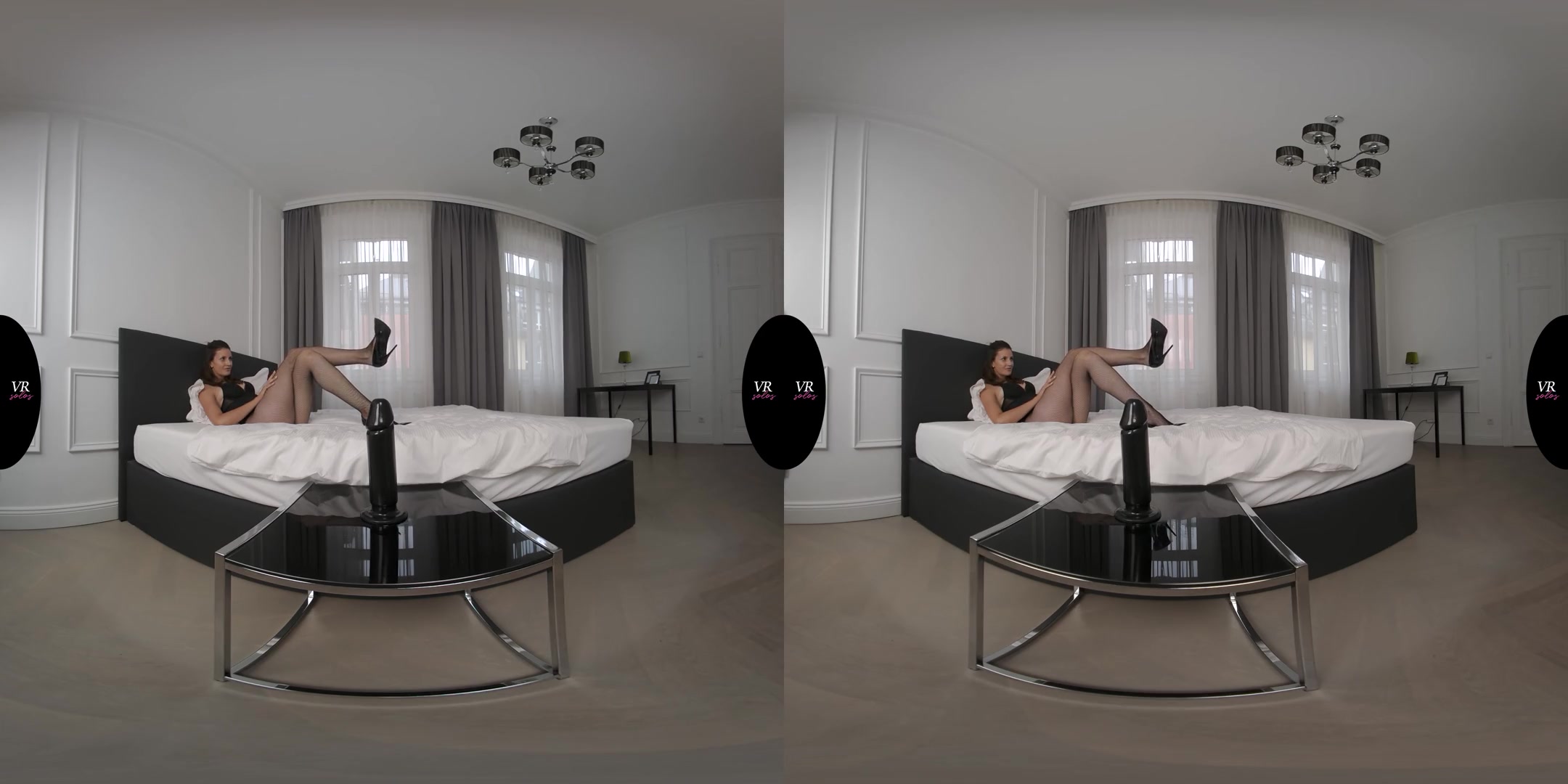 Tiny Tina Rides Big Black Dildo - Petite Babe Fucks a Thick Black Cock