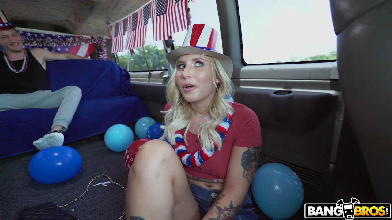 4th of July Celebration on The Bus - BangBus