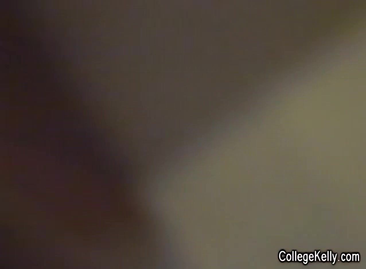 College slut slathers her body in cream and oil in POV