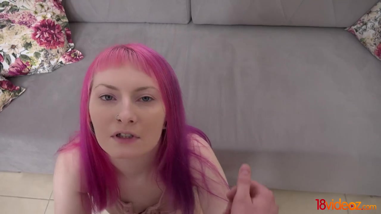 Purple Haired Nubile Fucking