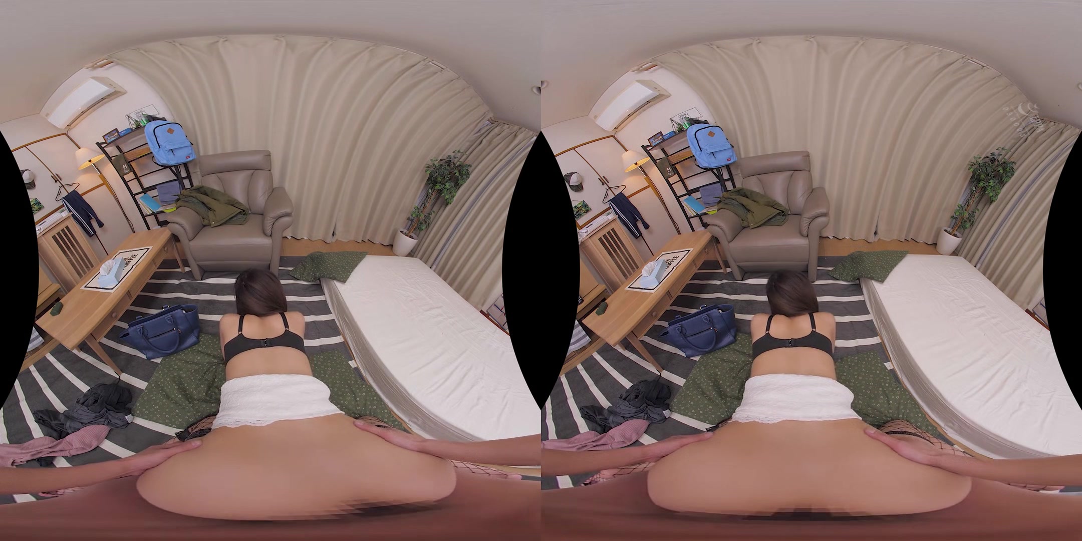 Welcome to the Continuous Orgasm: Raw Instinct - Japanese Babe in Fishnet Stockings Fucked POV