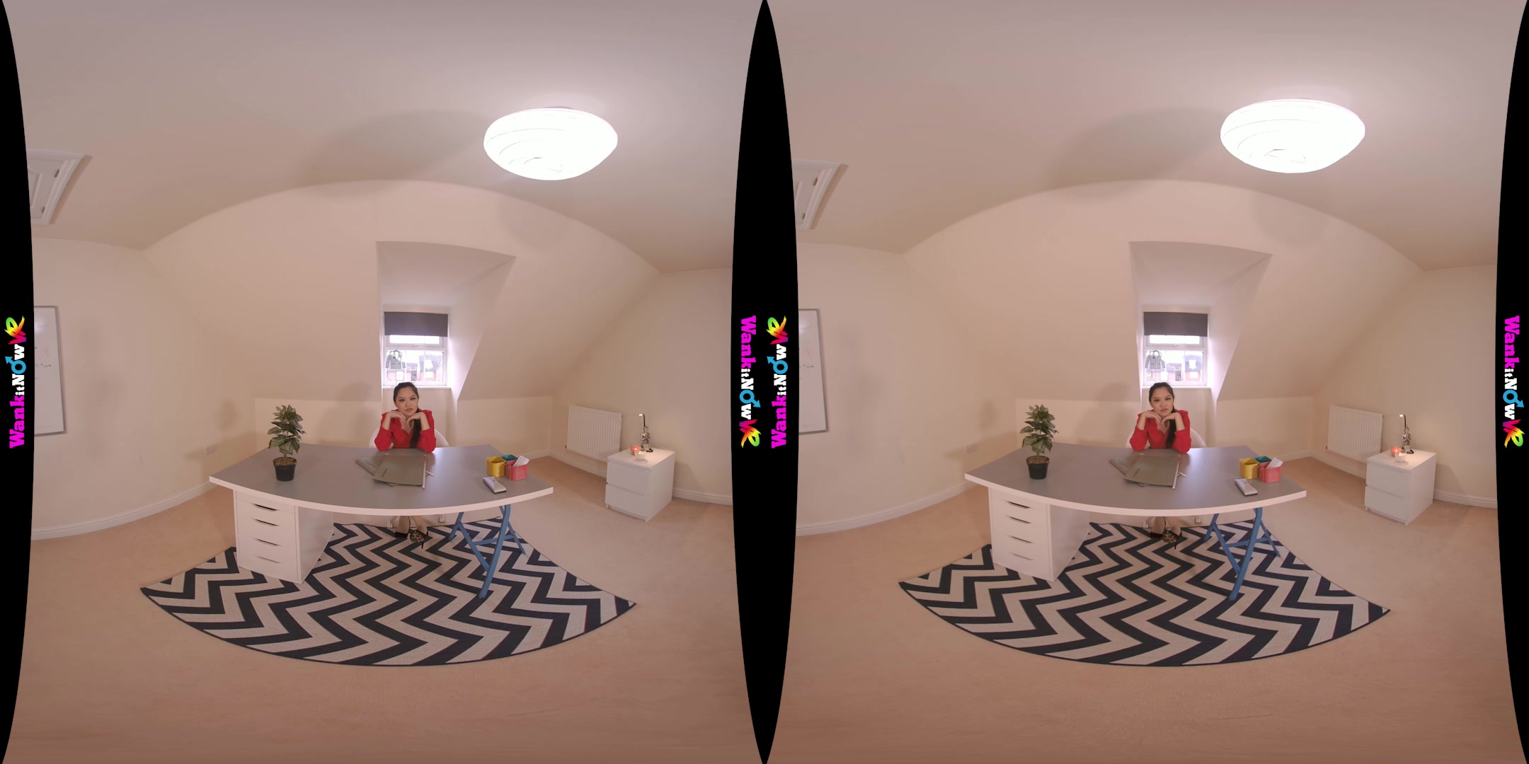 Horny Boss featuring Louisa Lu - WankitNowVR