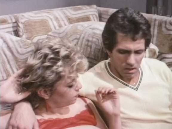 1980's sex scene with bewitching blond hottie