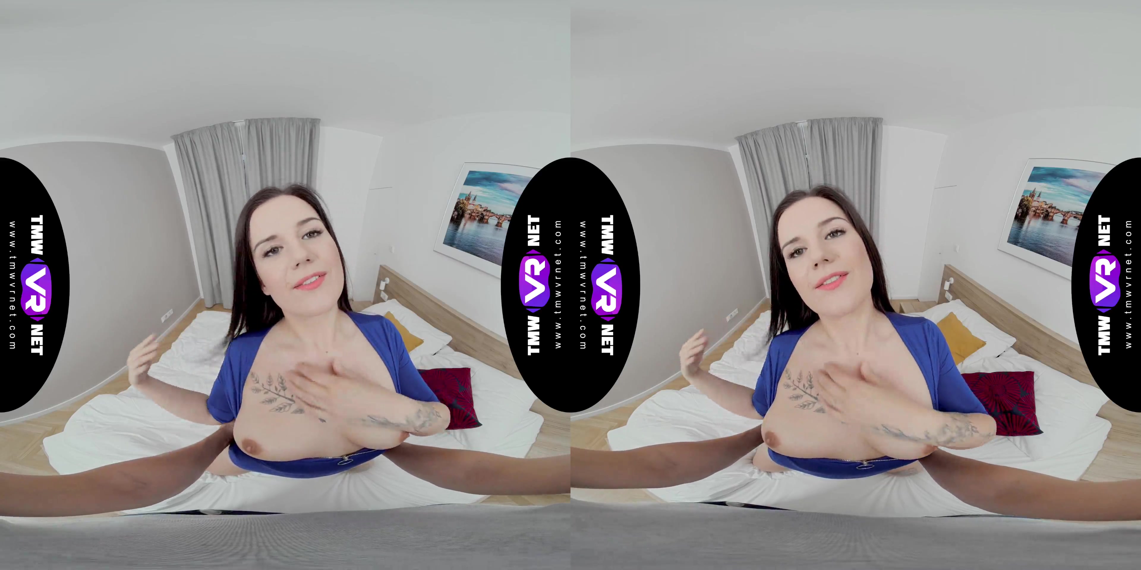 Cutie rides dick after shopping - TmwVRnet