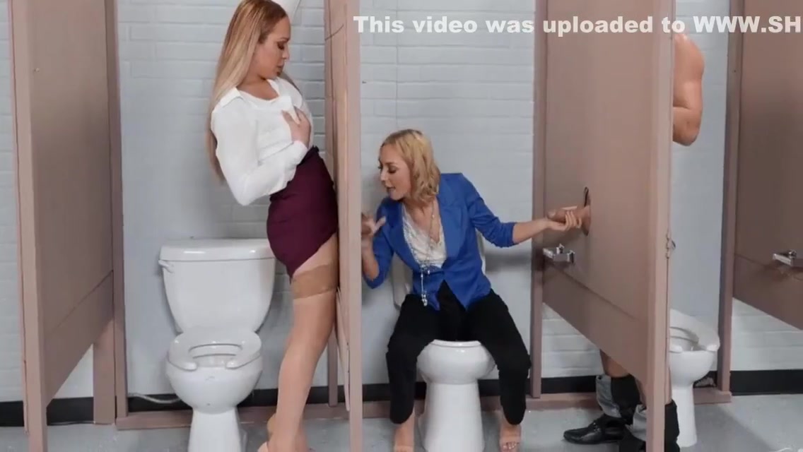 Busty Ts Milf Barebacked In Toilet 3some With Pussydp Milf 7 Min