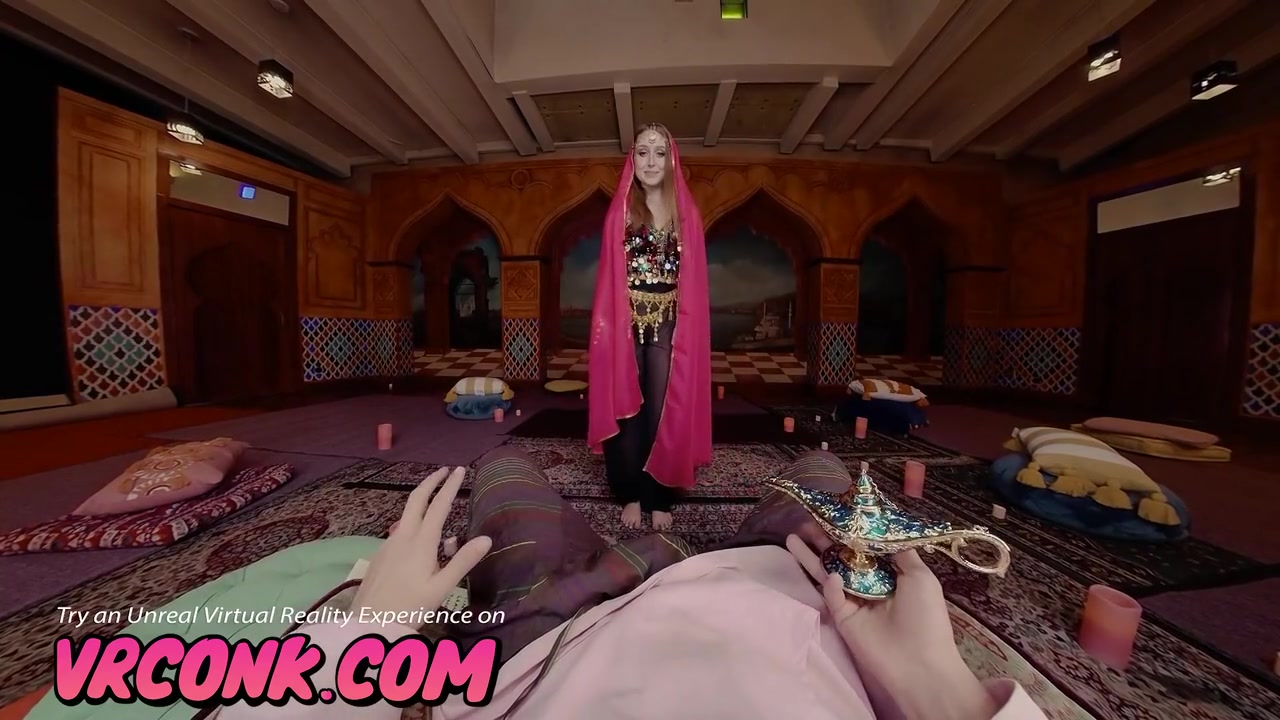 Laney Gray And Vr Conk In As A Sexy Genie That Will Fulfill Your D