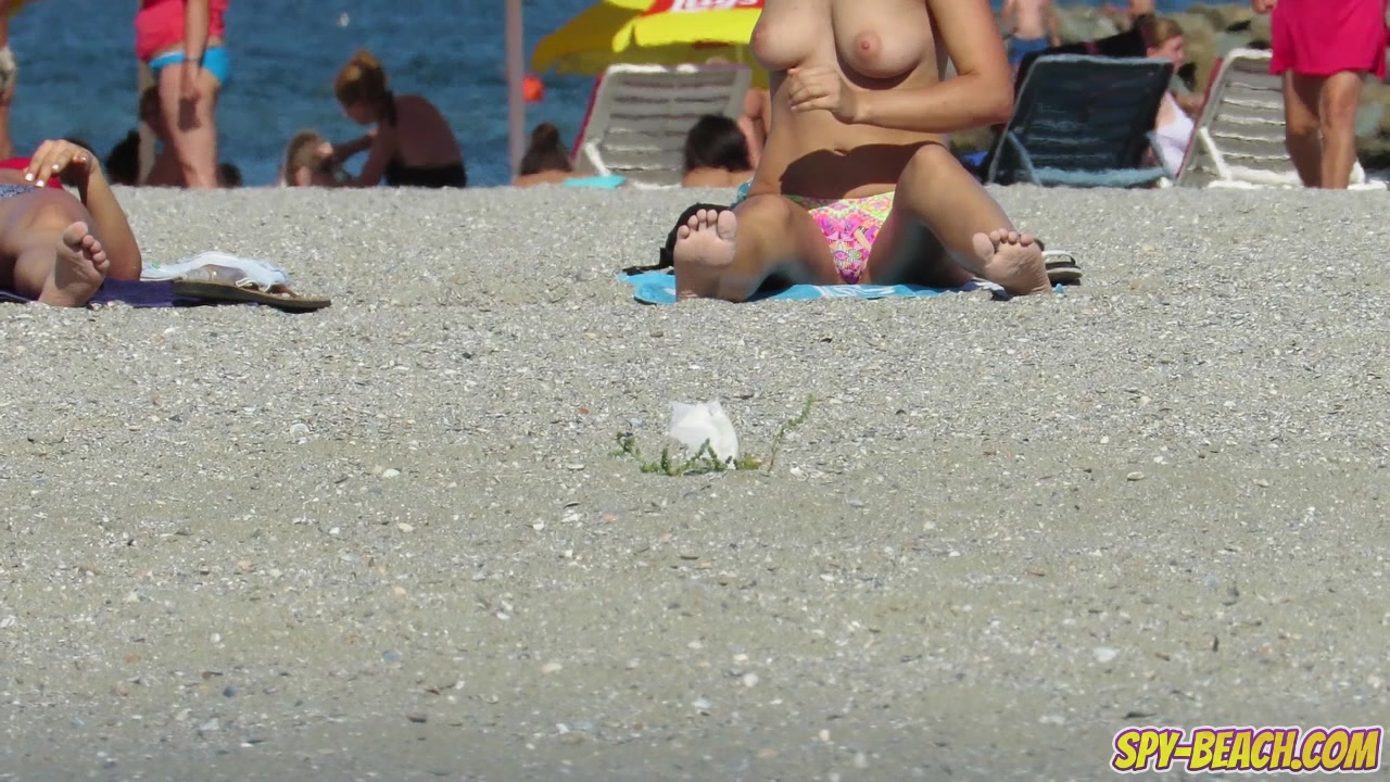 Two Horny Amateur Topless teens 18+ - Beach Video