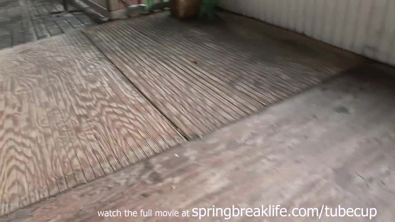 SpringBreakLife Video: Blonde Naked Fingering On Bar