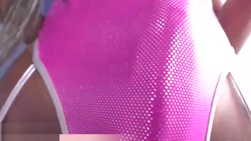 Beautiful ebony shemale playing with her monster cock