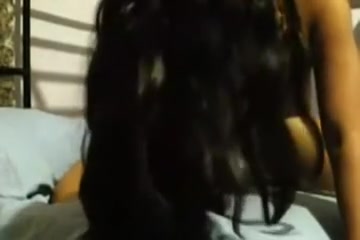 My Indian girlfriend plays with a vibrating sex toy