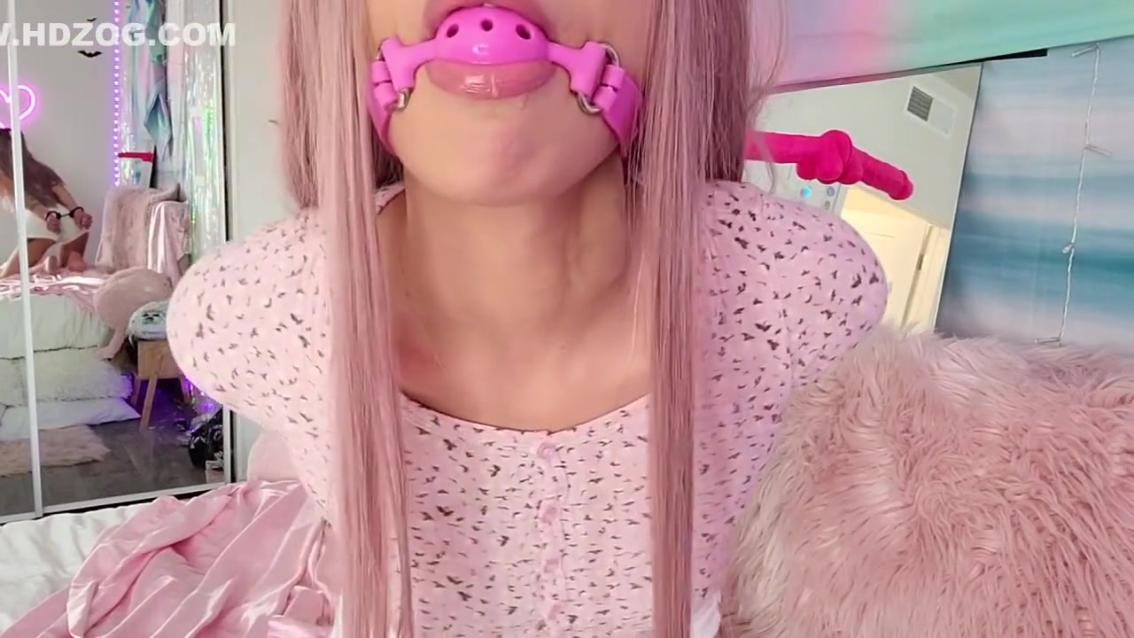 Cuffed And Gagged Blowjob With Rope Baby