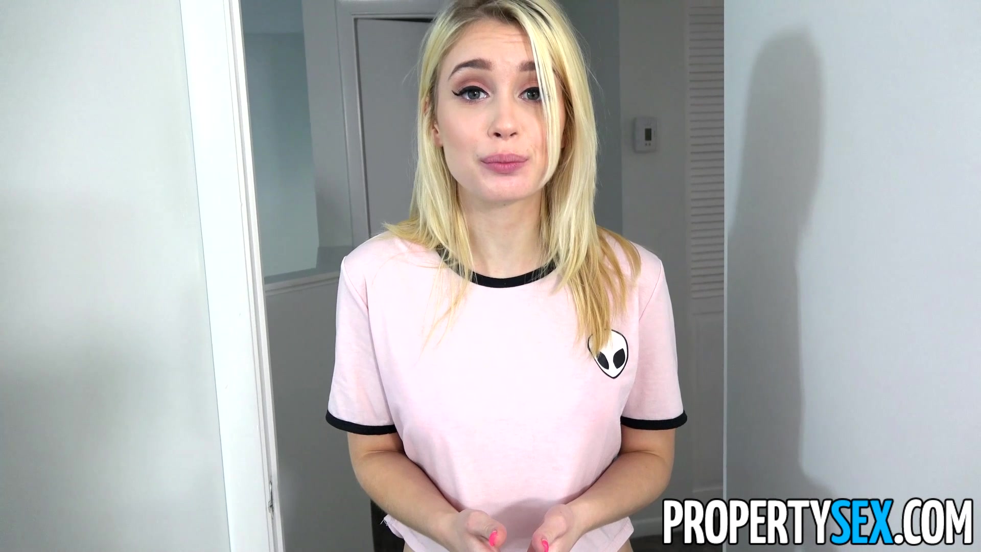 PropertySex Petite Blond Anastasia Knight Fucks Roomate