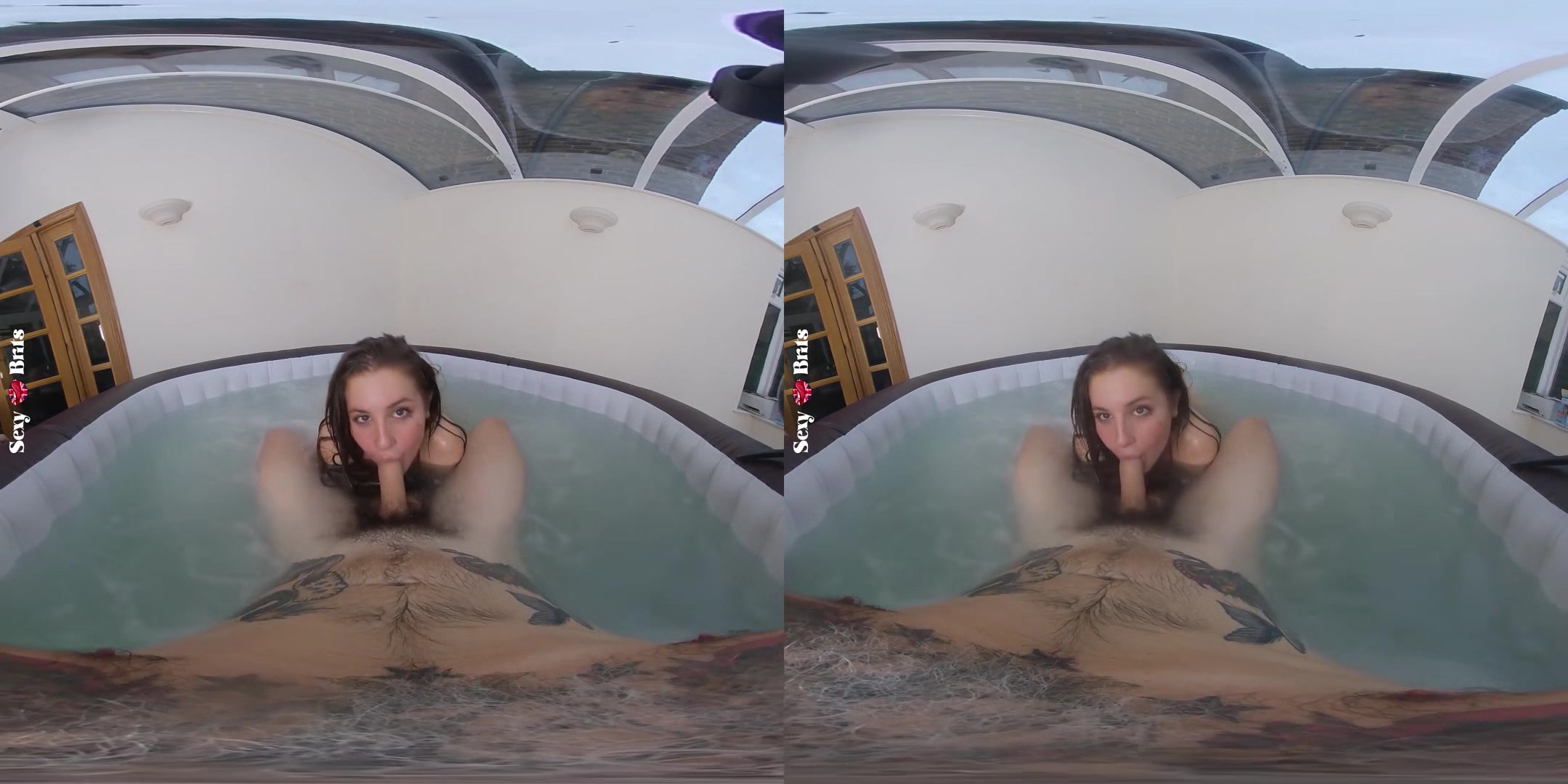 How To Bathe Your Aussie III; Big Tits Amateur Fucked in the Hot Tub