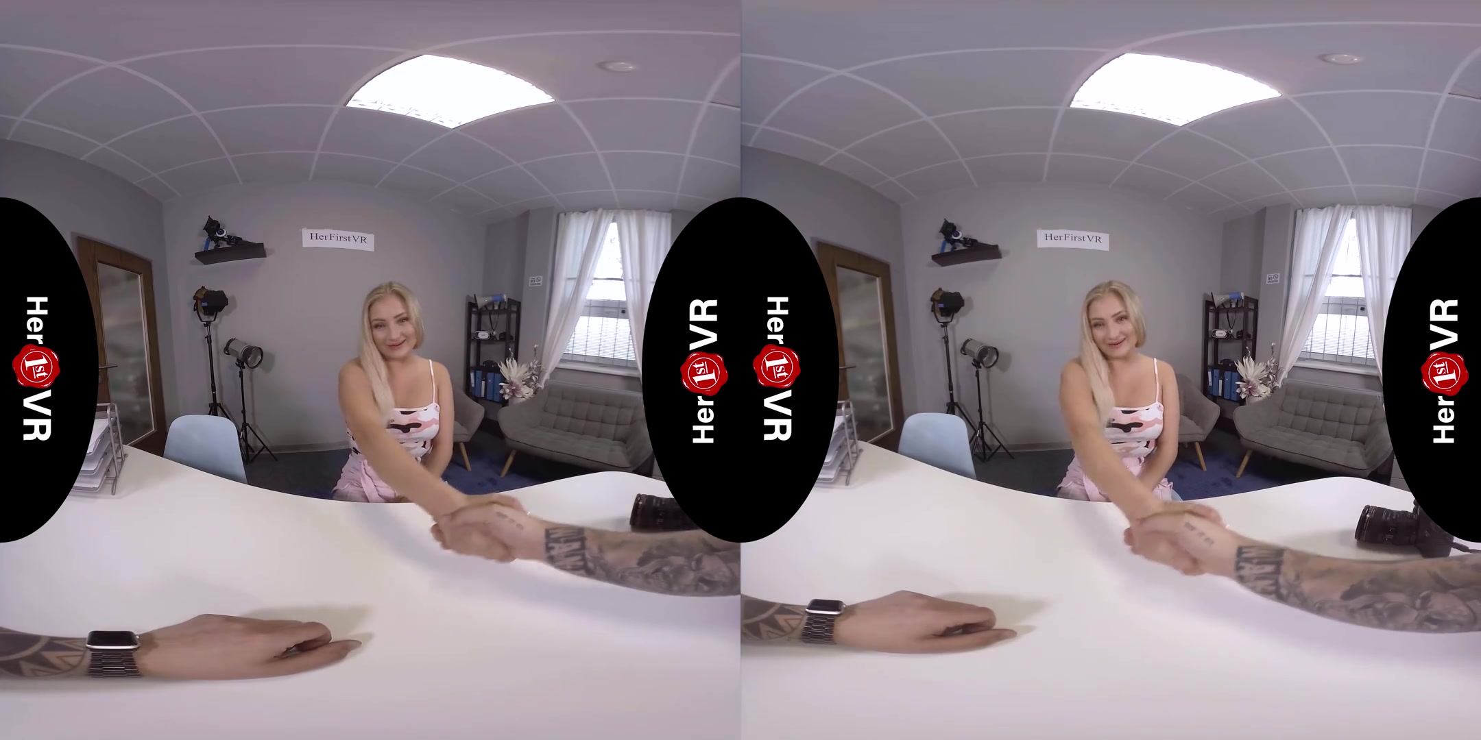 Cayla Lyons - VR Casting; Blonde Amateur First Timer
