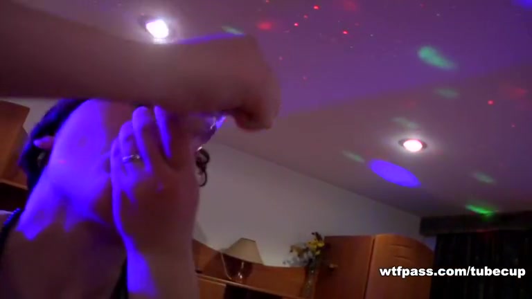 Bisexual students 18+ threesome FFM fucking in the bathroom