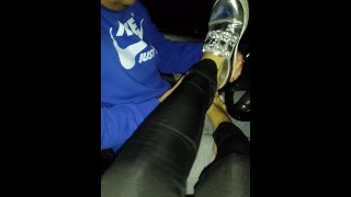 My girl feet kiss