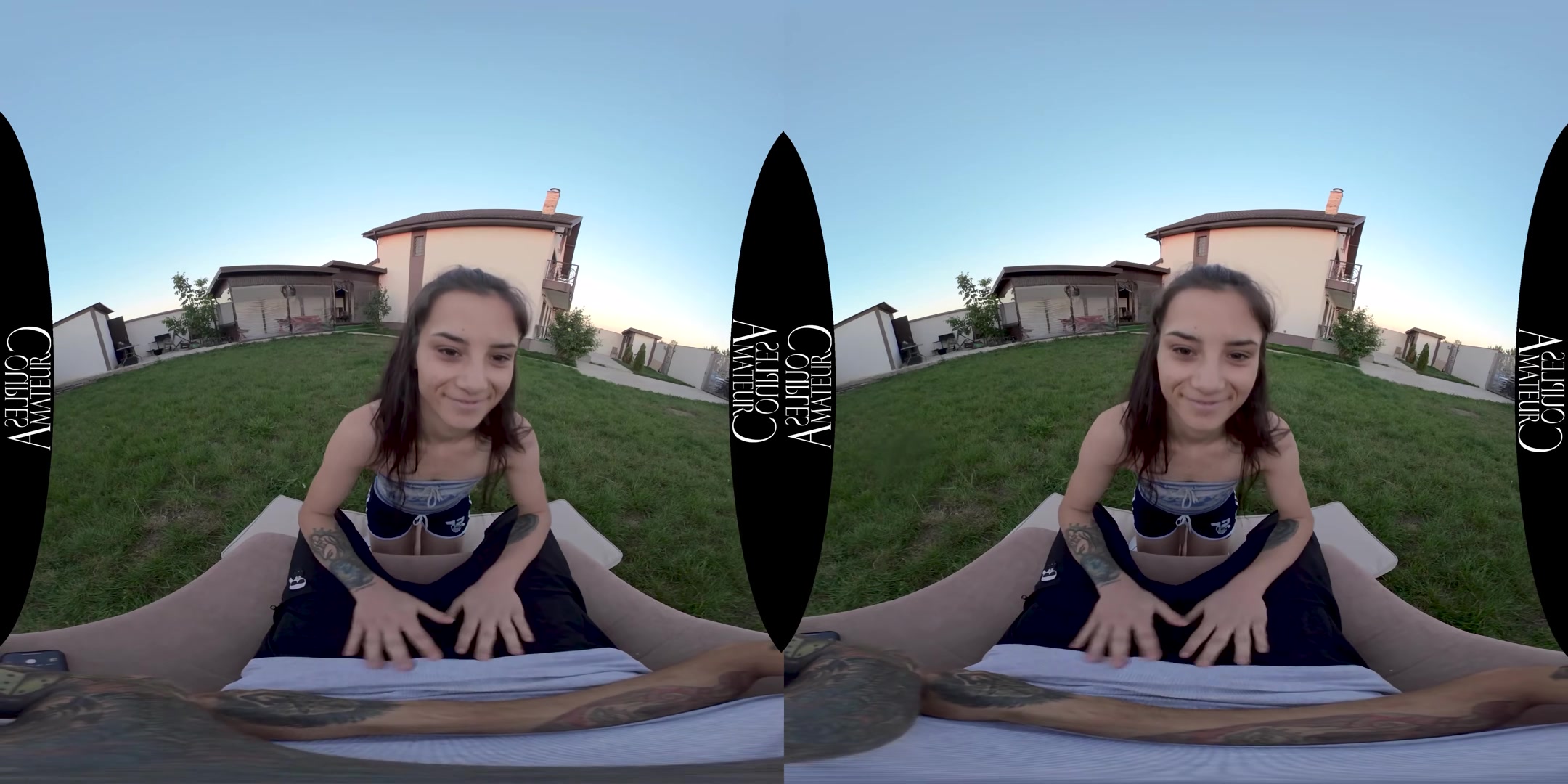 Sun Setting Quick-Fucking Outdoors - AmateurCouplesVR