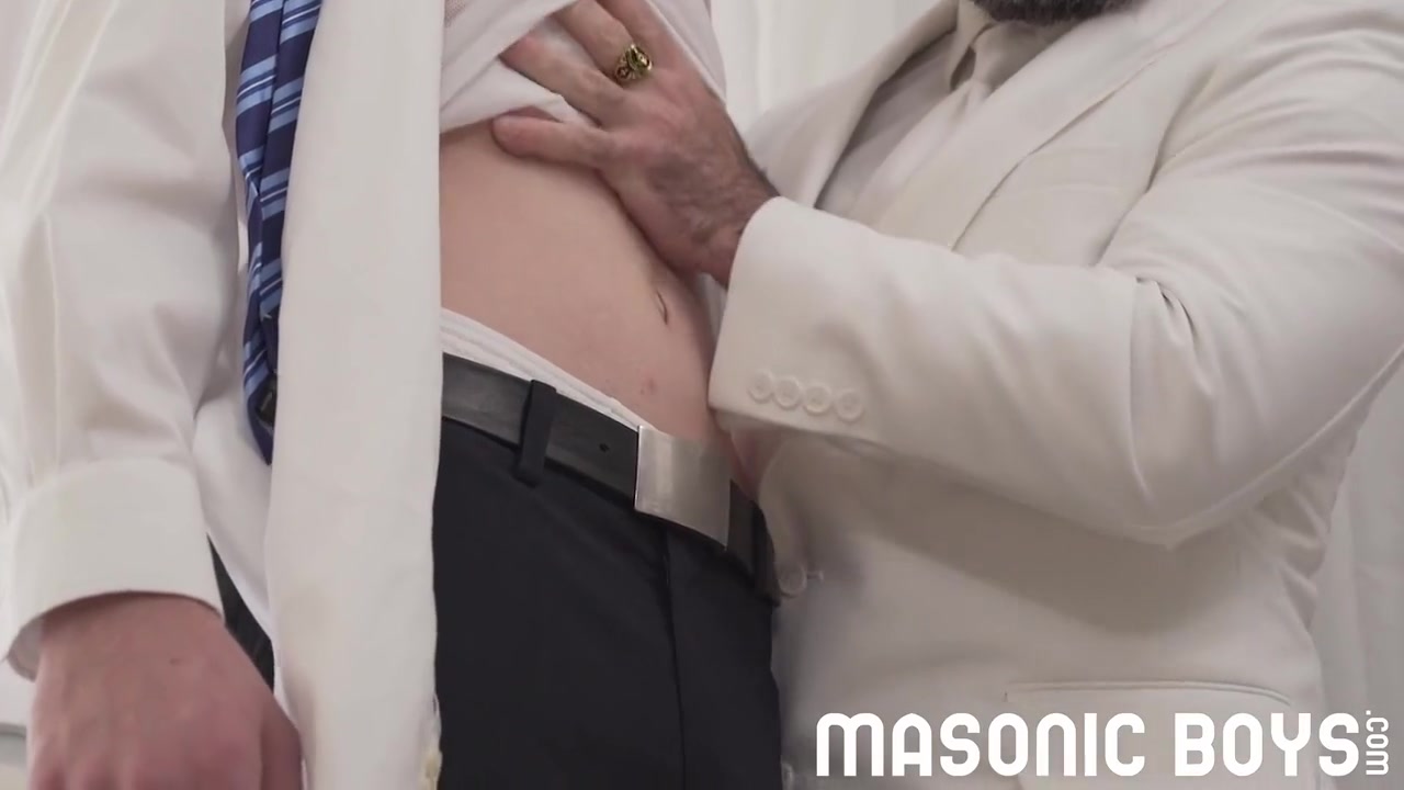 Gay Twink Receives Seeding By Holy Dilf - Bishop Angus