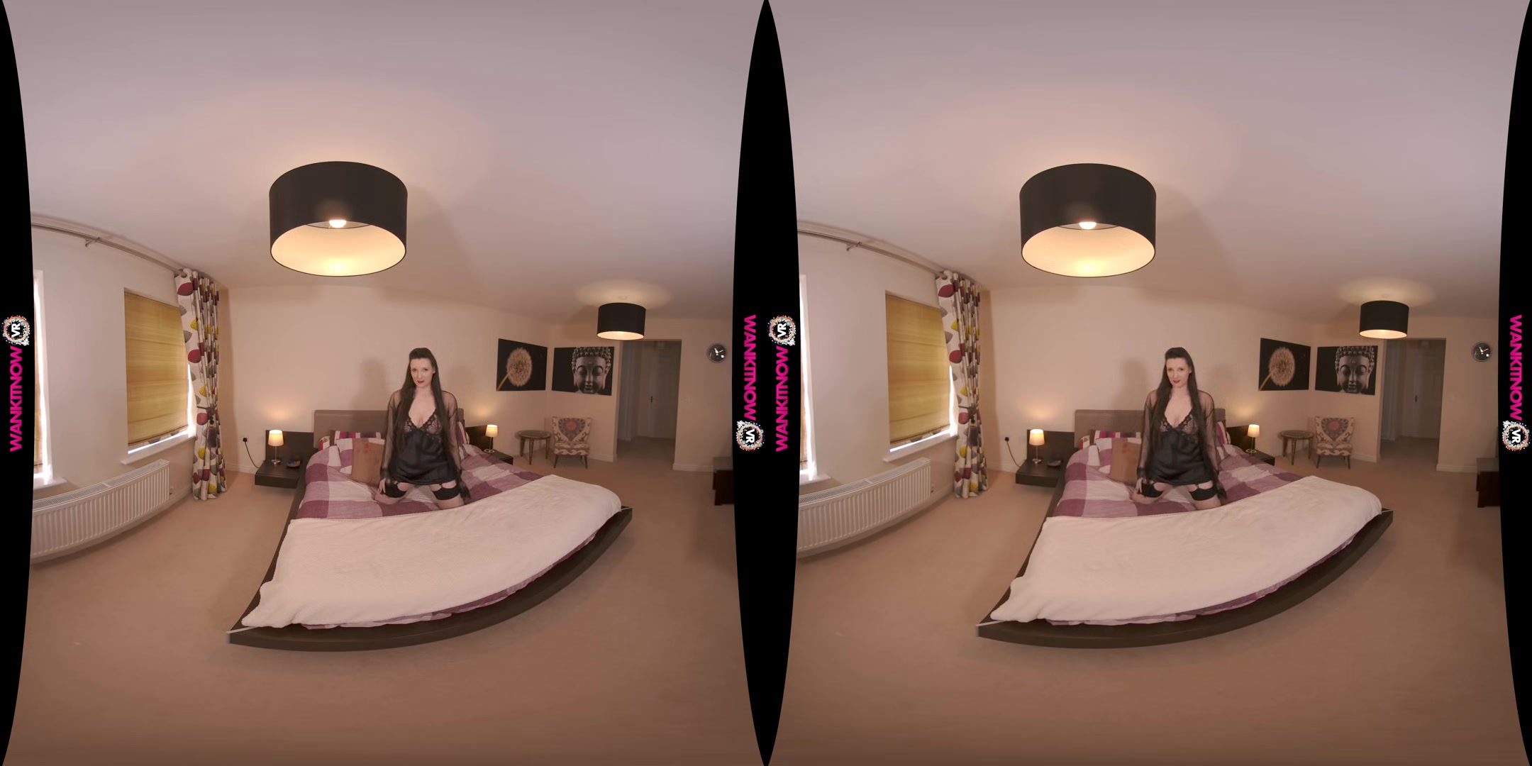 Fun With The Lights On - Busty Virtual Girlfriend in Lingerie