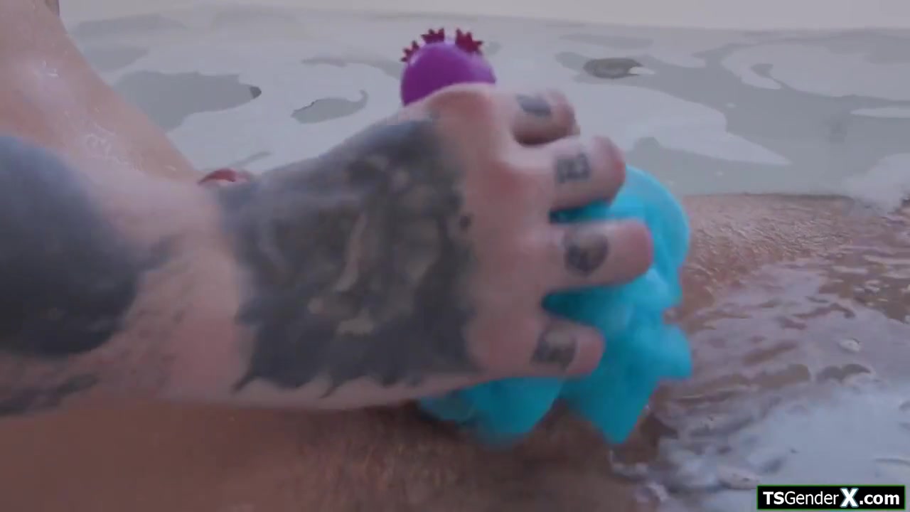 Busty Trans Stepmom Jerking Her Stepson