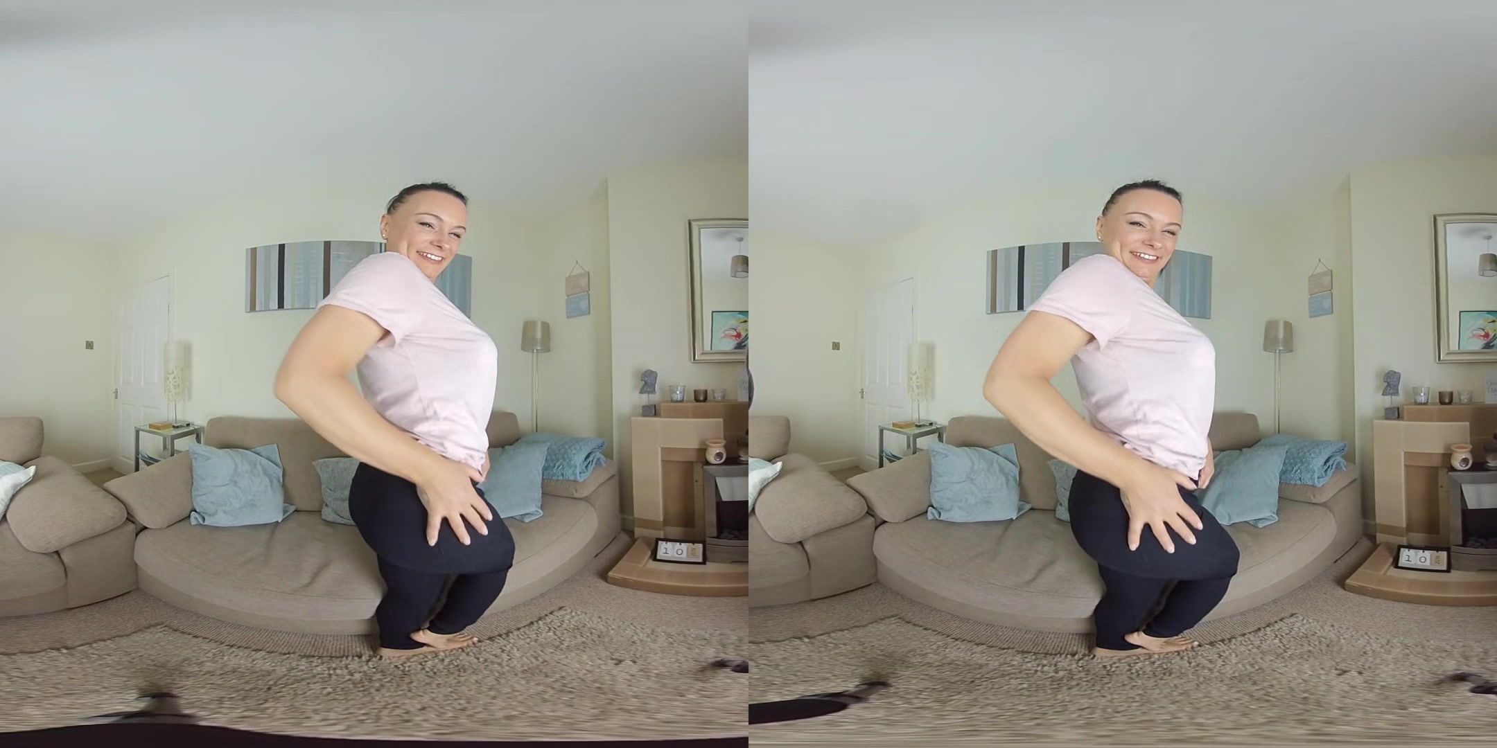 Eva May, An Initimate Moment; Busty Brunette Solo