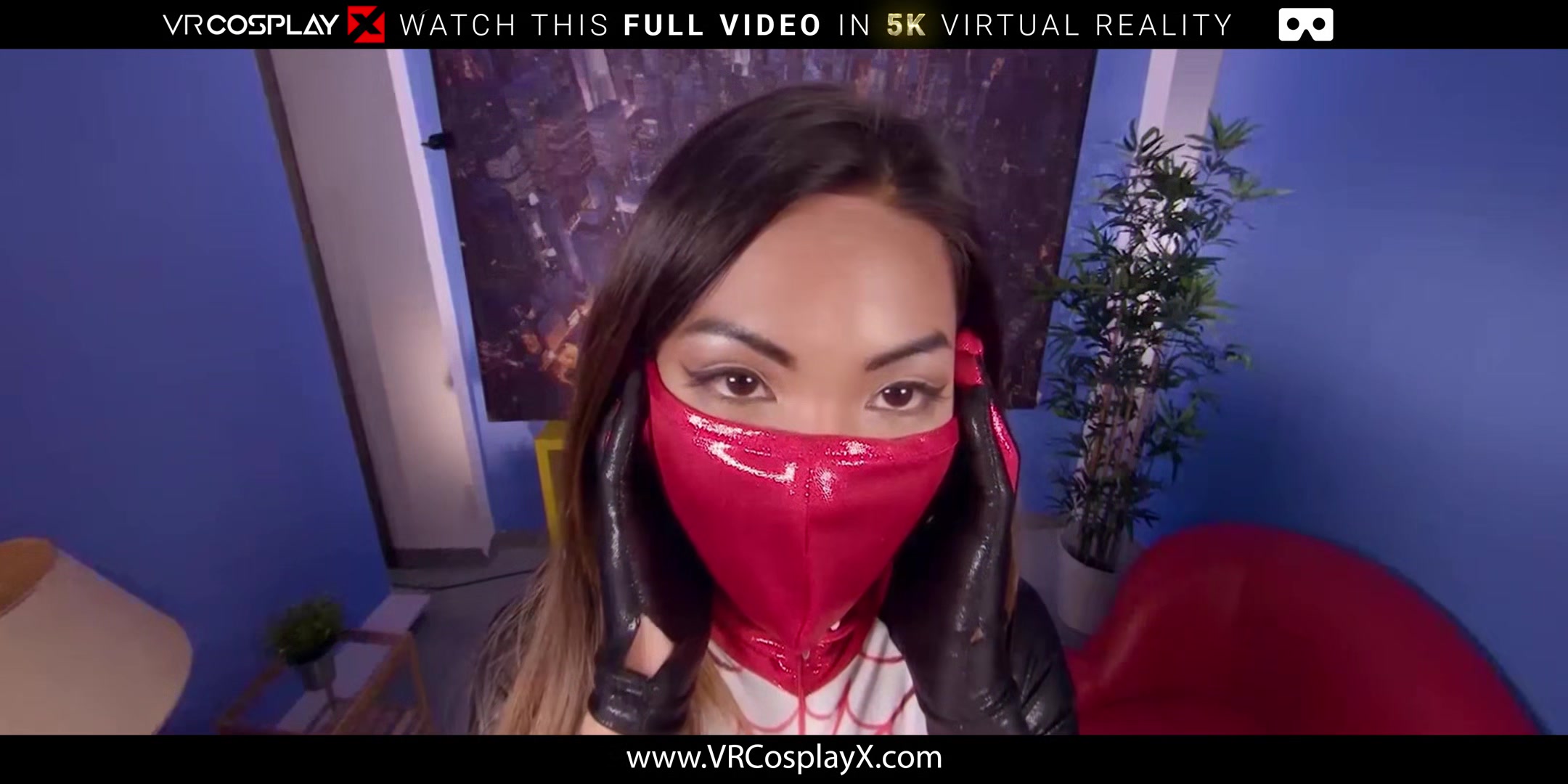 VRCosplayX Polly Pons Riding Spideys Dick Hard