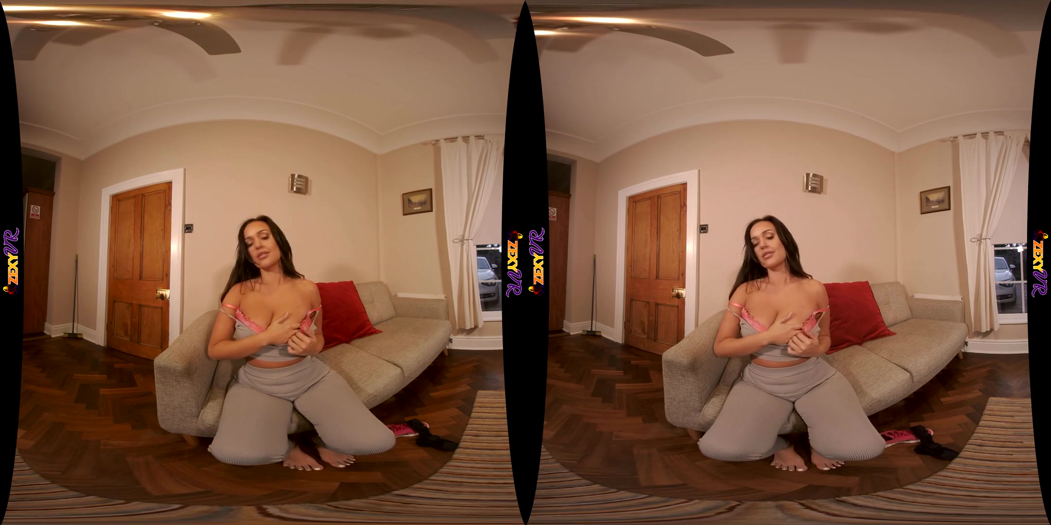 Help Me Undress - Big Ass Big Tits Yoga Pants Striptease