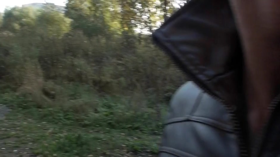 Lina in hardcore shag scene in an outdoor sex vid