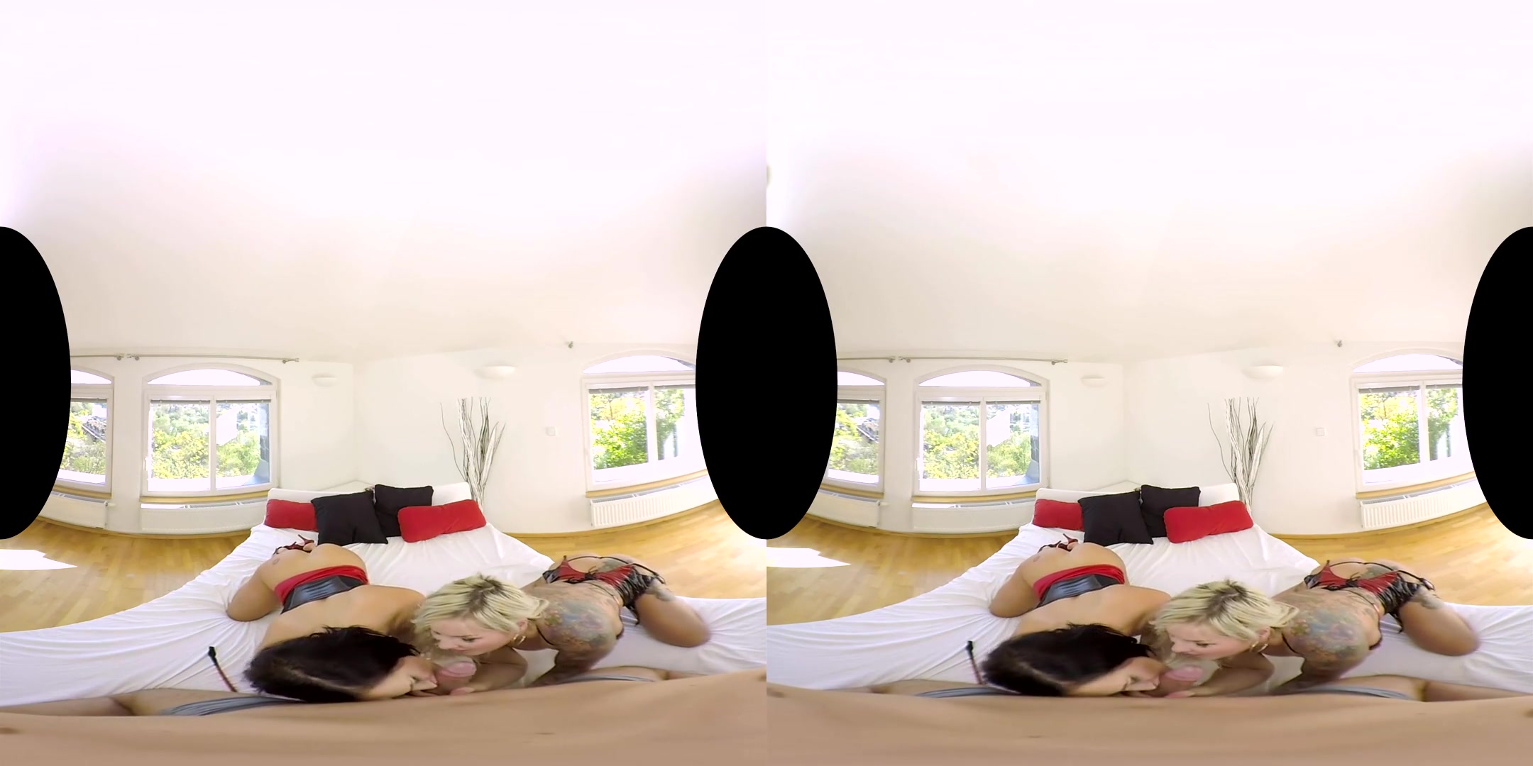 Jarushka Ross & Black Sophie in Latex Babes - POV - RealityLovers