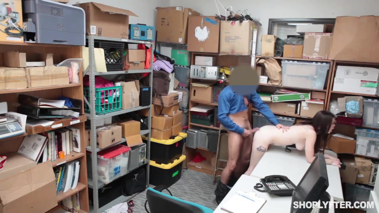 Anastasia A And Anastasia Rose In Blowjob And Doggyfucking For Young Shoplifter