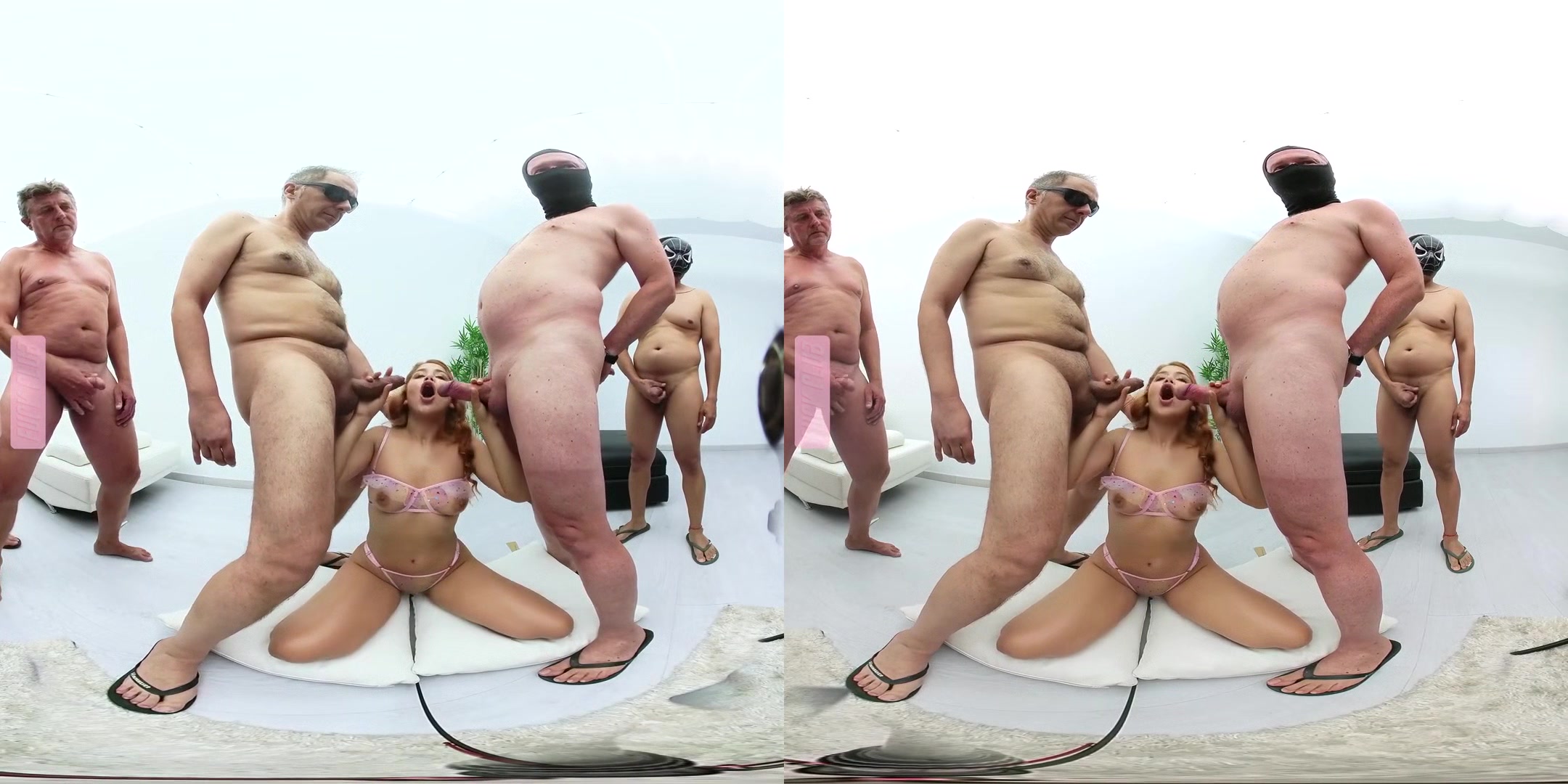 13 Men Bukkake Blowbang Part II
