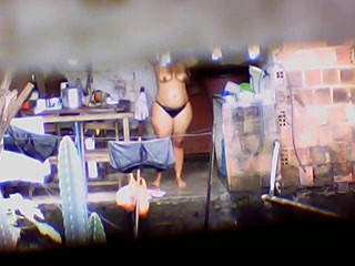 's camera caught this curvy lady in the backyard