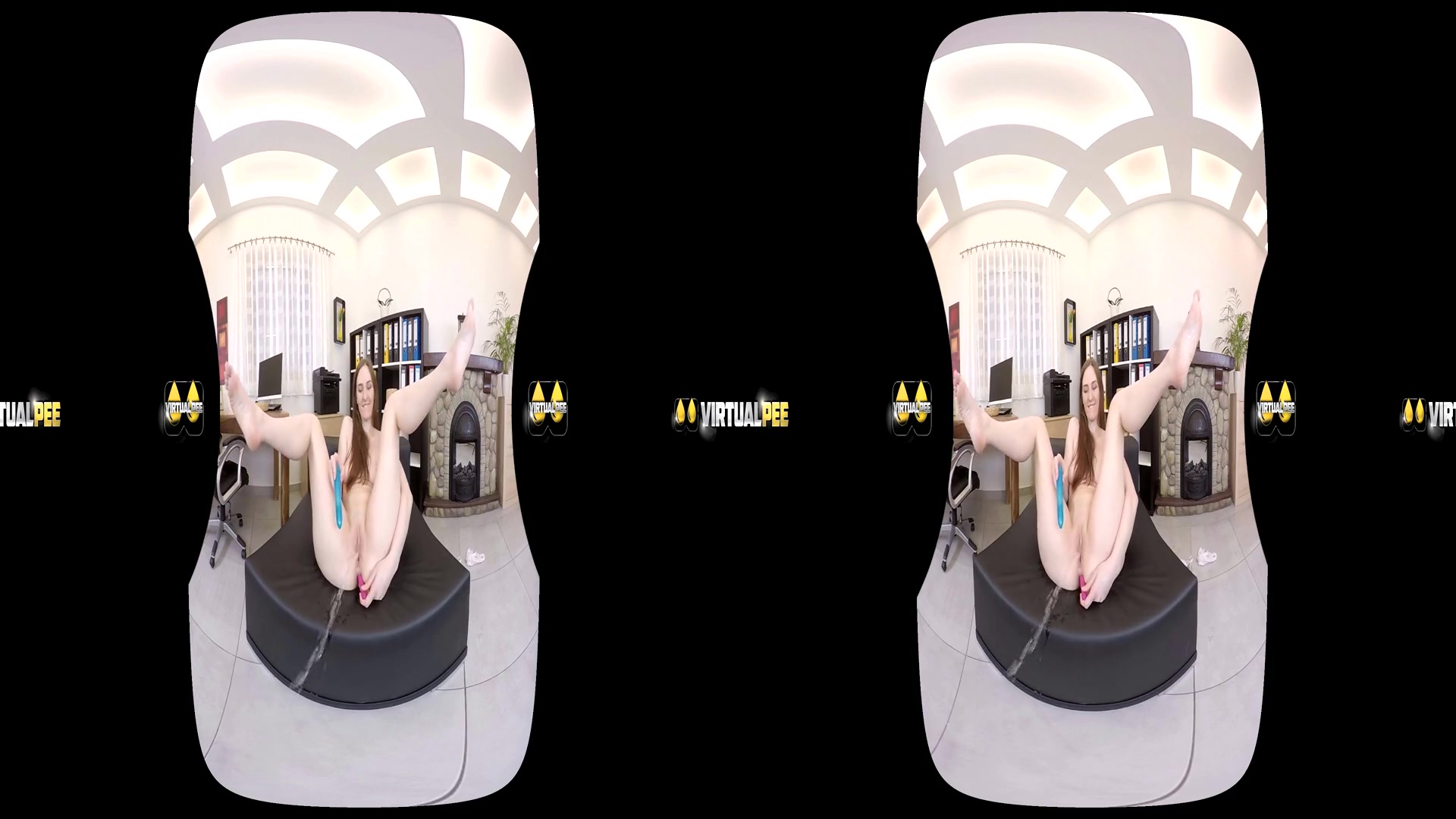 Irina Pavlova in Toying Both Holes with Ariadna - VirtualPee