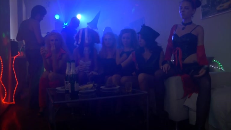 Halloween party turned into an fuckfest hard
