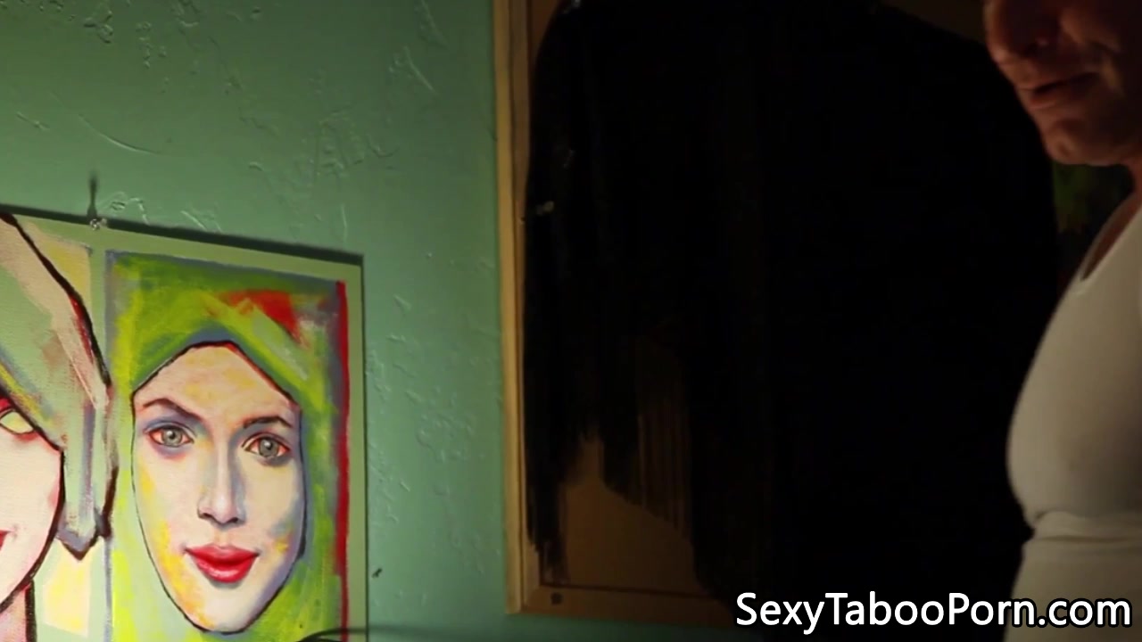 Forbidden lesbian rendezvous with blind babe