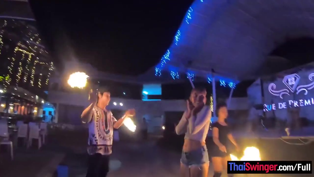 Amateur Couple Watches A Fire Show And Has Hot Sex Once Back In The Hotel
